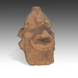 Koma Funerary Figure with Three Heads