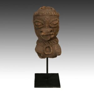 Koma Ceramic Funerary Figure, Based