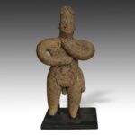 Mexican Terra Cotta Standing Figure, Based, Mexico