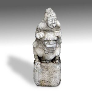 Chinese Temple Pillar with Foo Lion Motif