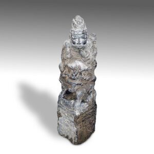 Chinese Temple Pillar with Foo Lion Motif