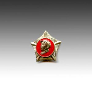 Chinese Mao Zedong Star Lapel Pin