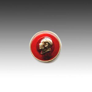 Chinese Mao Zedong Circular Lapel Pin