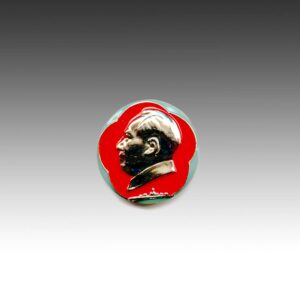 Chinese Mao Zedong Circular Lapel Pin