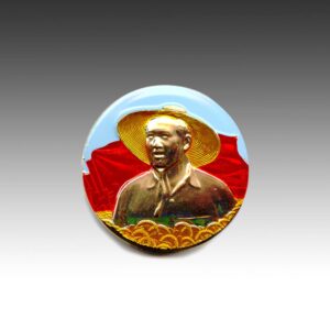 Chinese Mao Zedong Circular Lapel Pin