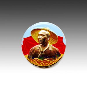 Chinese Mao Zedong Circular Lapel Pin