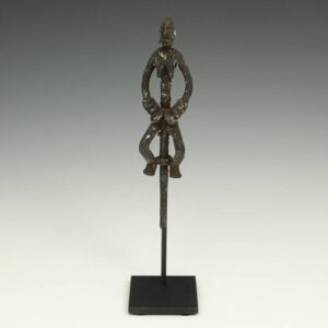 Dogon Hair Pin Depicting Female Figure, Based