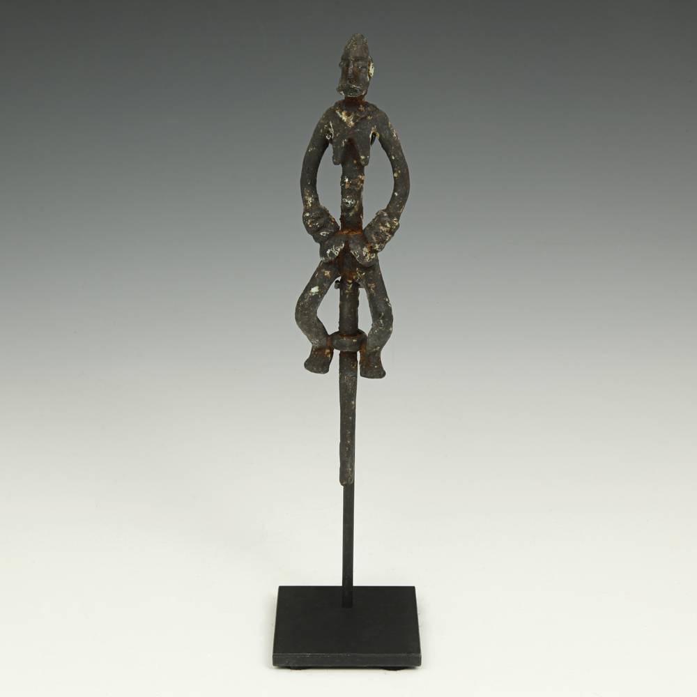 Dogon Hair Pin Depicting Female Figure, Based