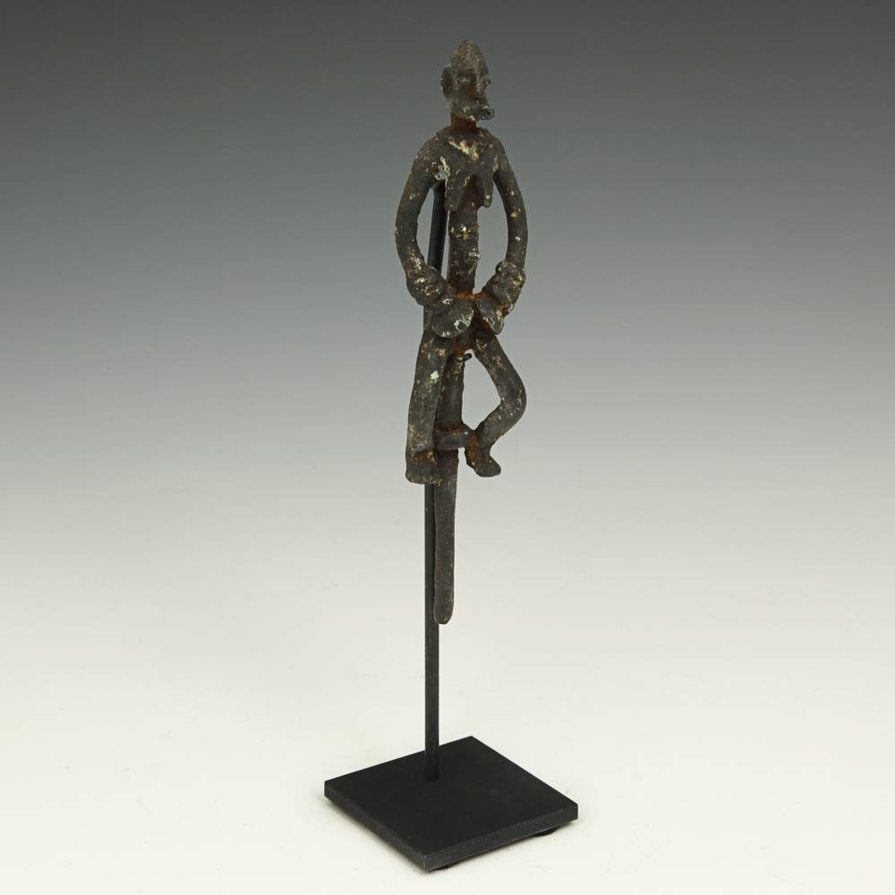 Dogon Hair Pin Depicting Female Figure, Based - Image 2
