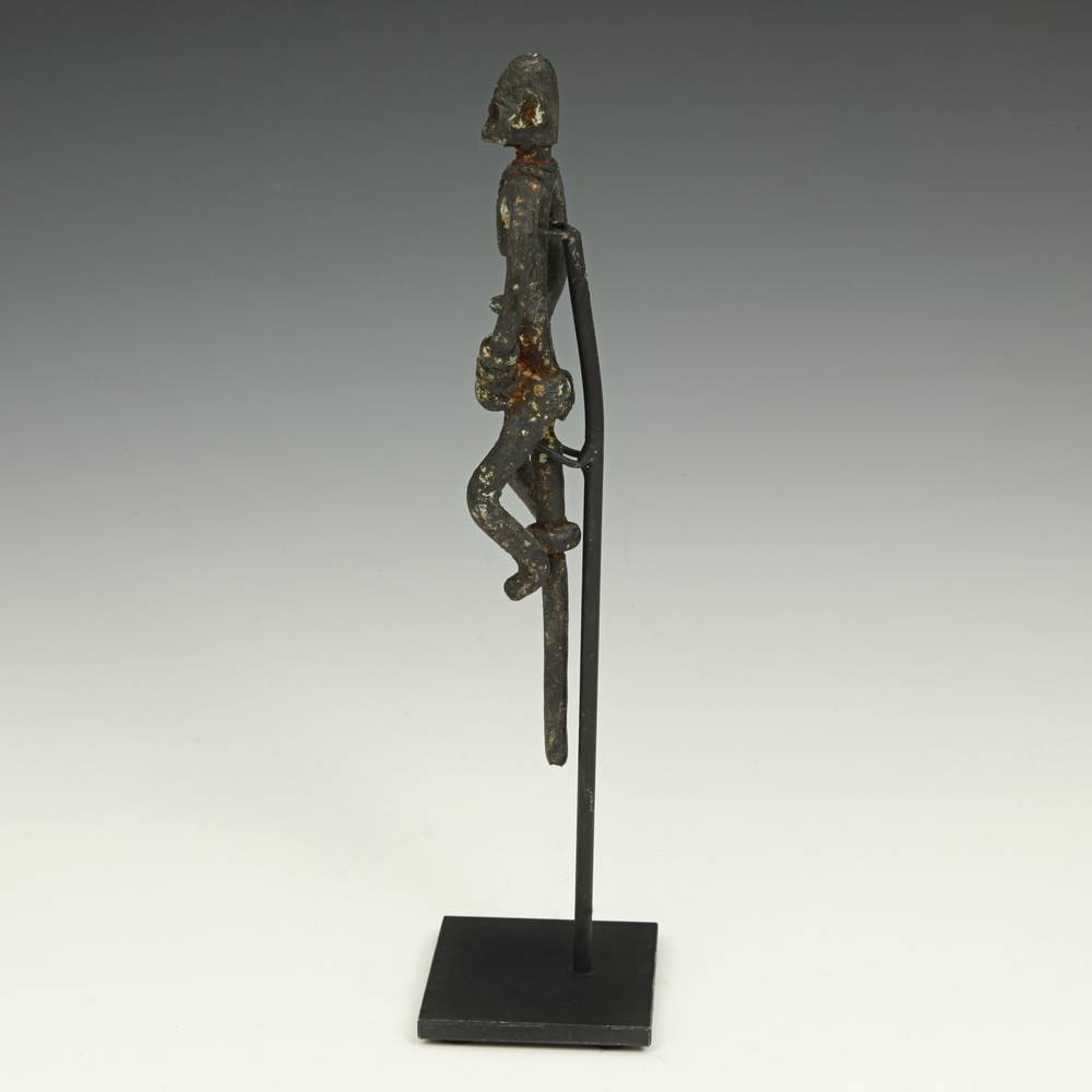Dogon Hair Pin Depicting Female Figure, Based - Image 3