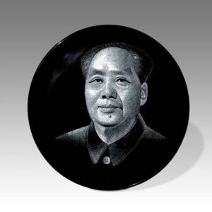 Chinese Mao Zedong Portrait Plate