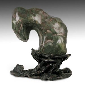 Tibetan Gongshi or Scholar's Rock with Serpent Form, Based