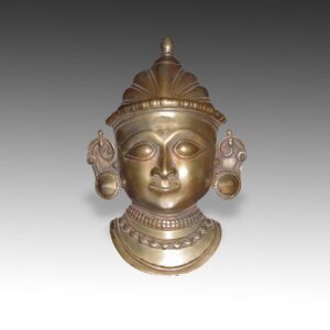 Indian Mukha or Face Lingam / Cover Depicting Gauri