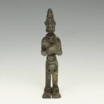 Ghanaian Terra Cotta Standing Figure, Based, Ghana