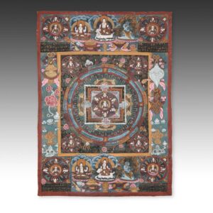 Tibetan Thangka or Devotional Painting