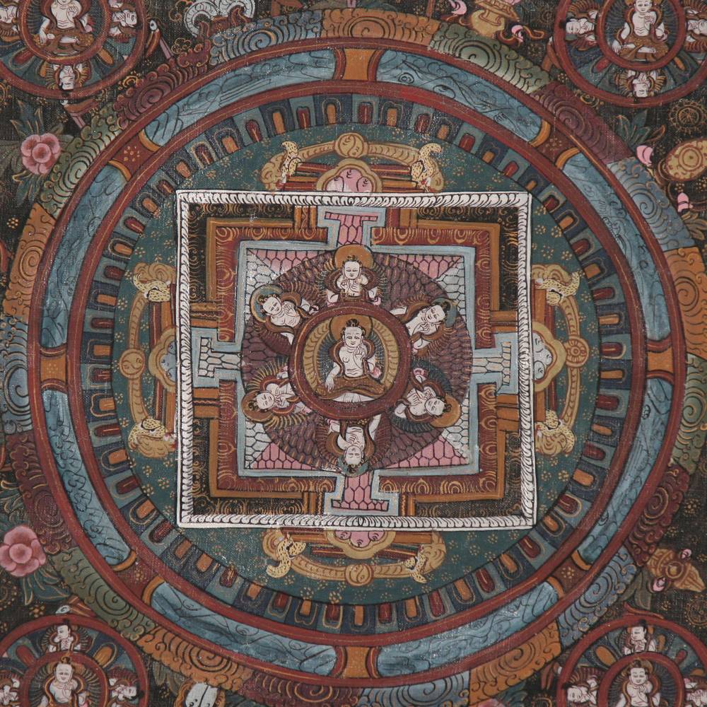 Tibetan Thangka or Devotional Painting - Image 2