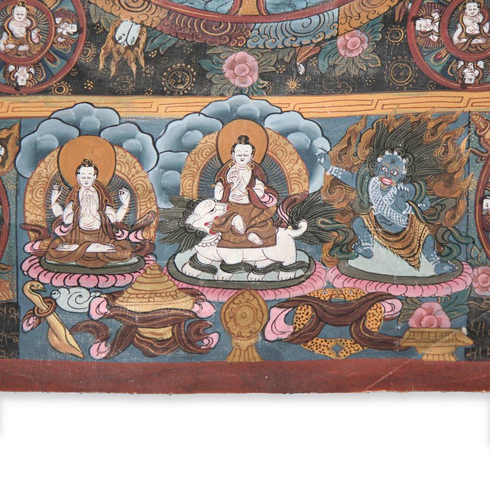 Tibetan Thangka or Devotional Painting - Image 3