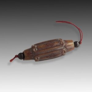 Chinese Toggle with 2 Beads