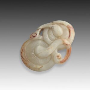 Chinese Toggle Depicting Entwined Mushrooms