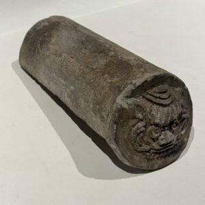 Chinese Terra Cotta Roof Tile, Based