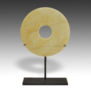 Chinese Bi or Archaic Disc, Based