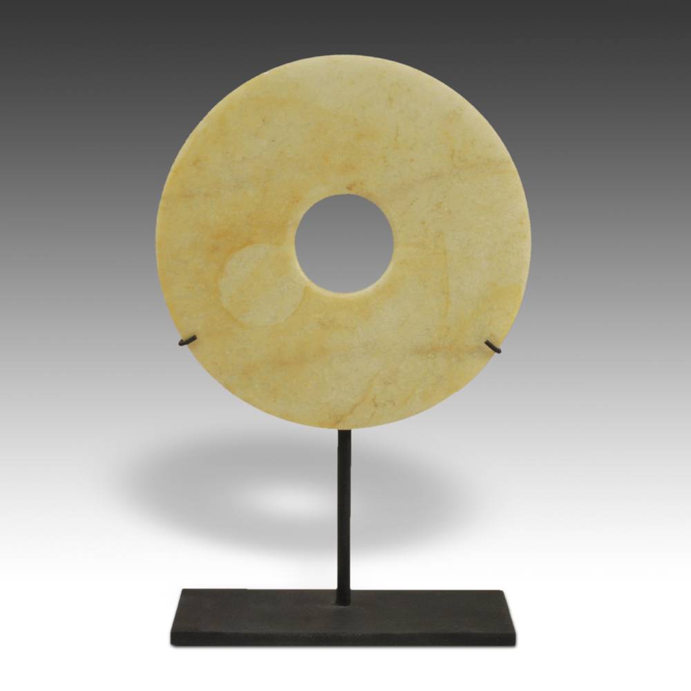 Chinese Bi or Archaic Disc, Based