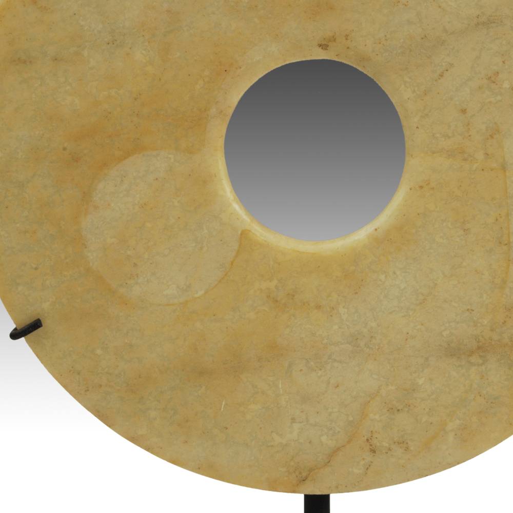Chinese Bi or Archaic Disc, Based - Image 3