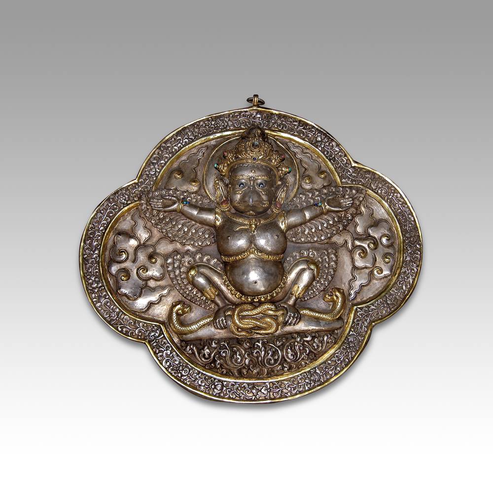 Nepalese Relief Plaque Depicting Garuda