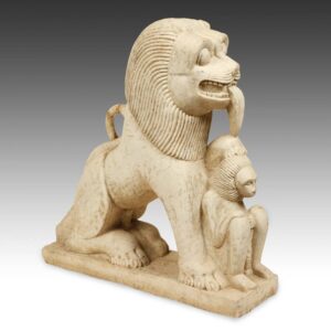 Chinese Figure of Lion and Monkey