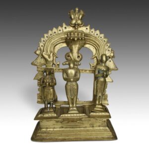 Indian Figural Group with Virabhadra the Destroyer