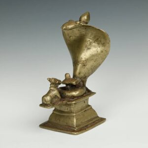 Indian Bronze Pilgrimage Figure