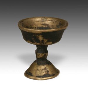 Nepalese Goblet-Form Oil Lamp