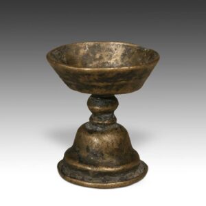 Nepalese Goblet-Form Oil Lamp
