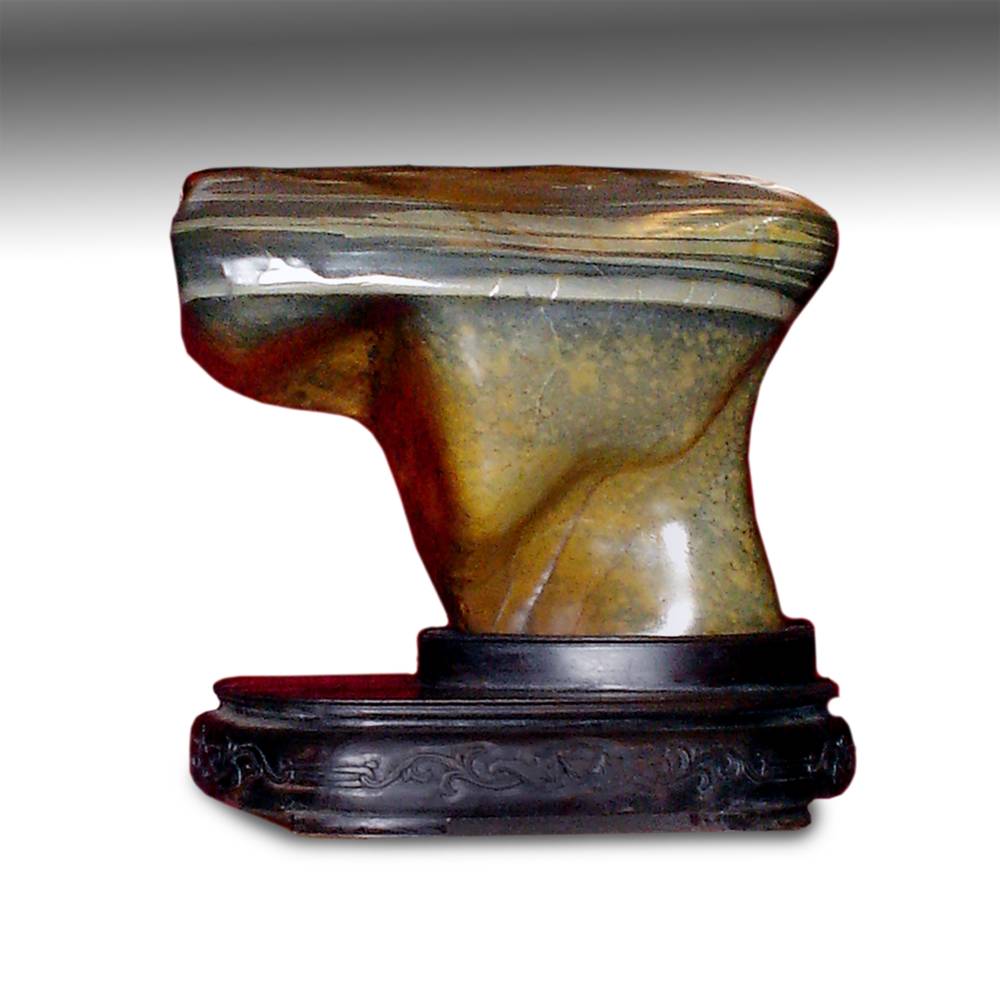 Chinese Gongshi or Scholar's Rock with Butte Form, Based