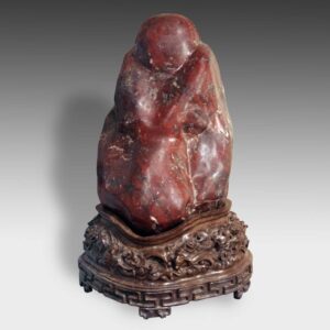 Chinese Gongshi or Spirit Stone in Figurative Form, Based