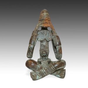 Dogon Iron Seated Figure