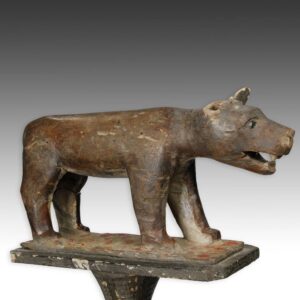 Ashanti Linguist's Staff Depicting Wild Dog