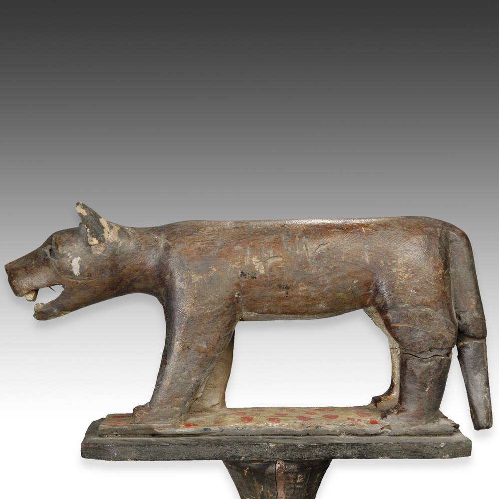 Ashanti Linguist's Staff Depicting Wild Dog - Image 2