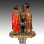 Beninese Lost Wax Casting of Slave Procession, Benin