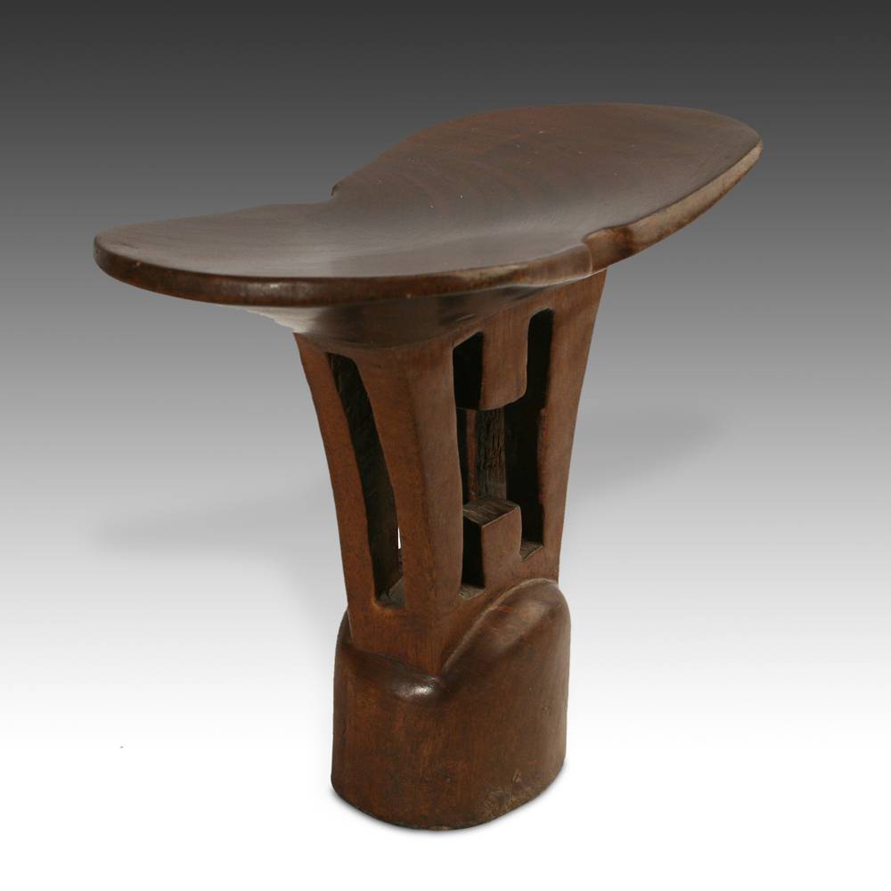 Ethiopian Wood Headrest - Image 2