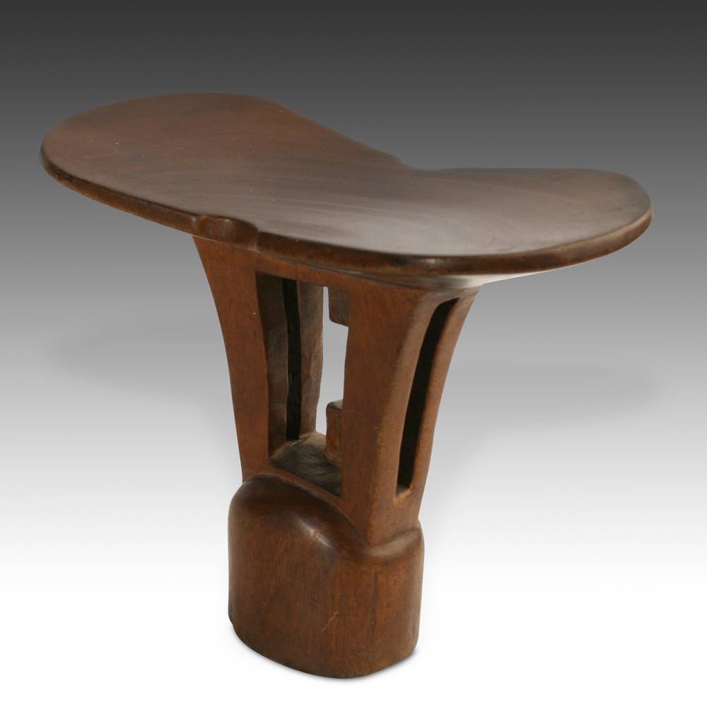 Ethiopian Wood Headrest - Image 3