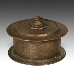 Indian Brass Ink Well