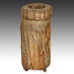 Indian Tikka Container on Plinth, India