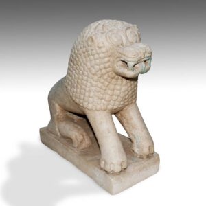 Indian Temple Fragment Depicting Lion