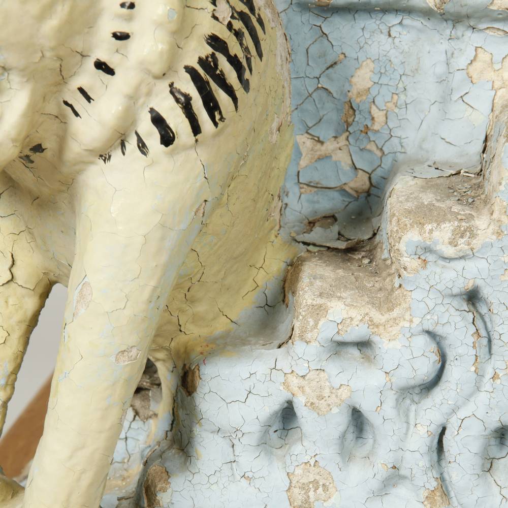 Indian Temple Fragment with Feline Motif, Based - Image 6