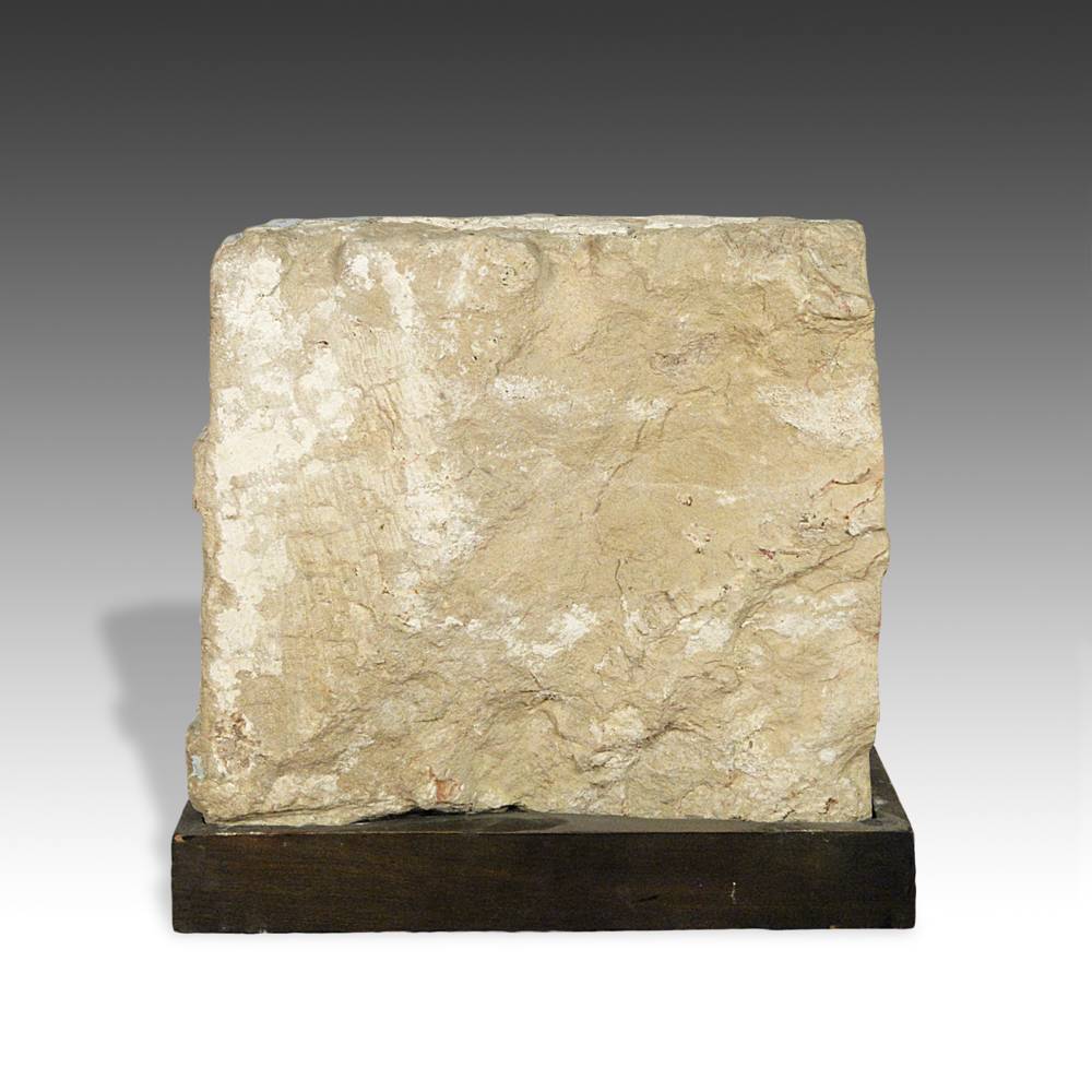 Indian Temple Fragment with Deity Motif, Based - Image 4