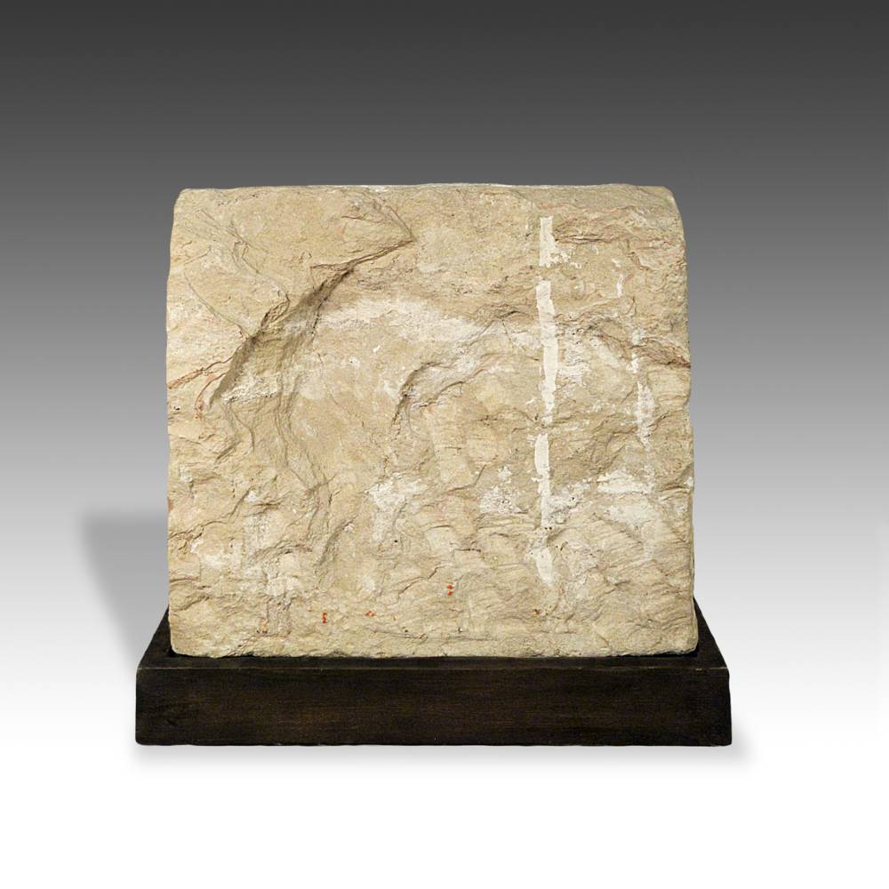 Indian Temple Fragment with Deity Motif, Based - Image 4