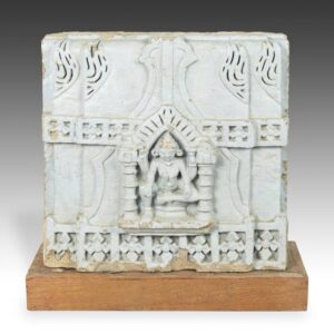 Indian Temple Fragment with Peacock Motif