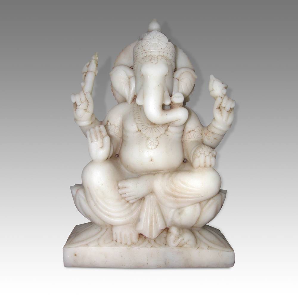 Indian Seated Figure of Ganesh
