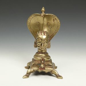 Indian Bronze Pilgrimage Figure